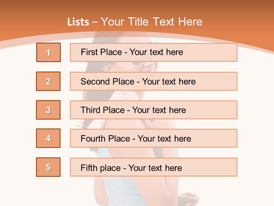 Sch Weiblich Sommer PowerPoint Template