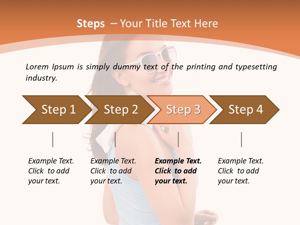Sch Weiblich Sommer PowerPoint Template