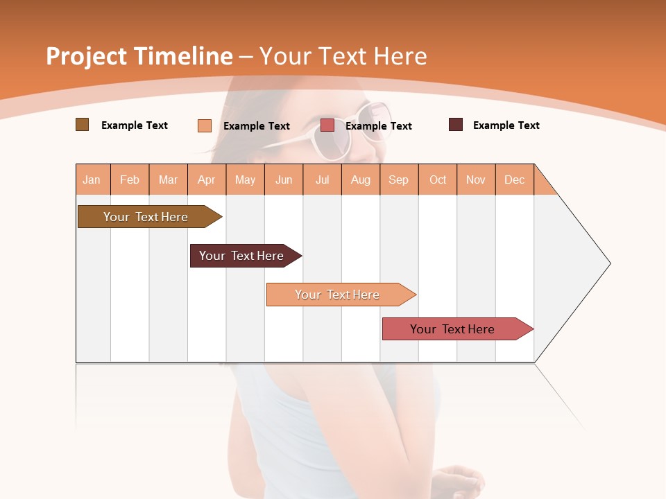 Sch Weiblich Sommer PowerPoint Template