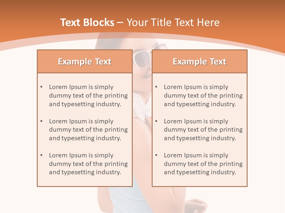 Sch Weiblich Sommer PowerPoint Template