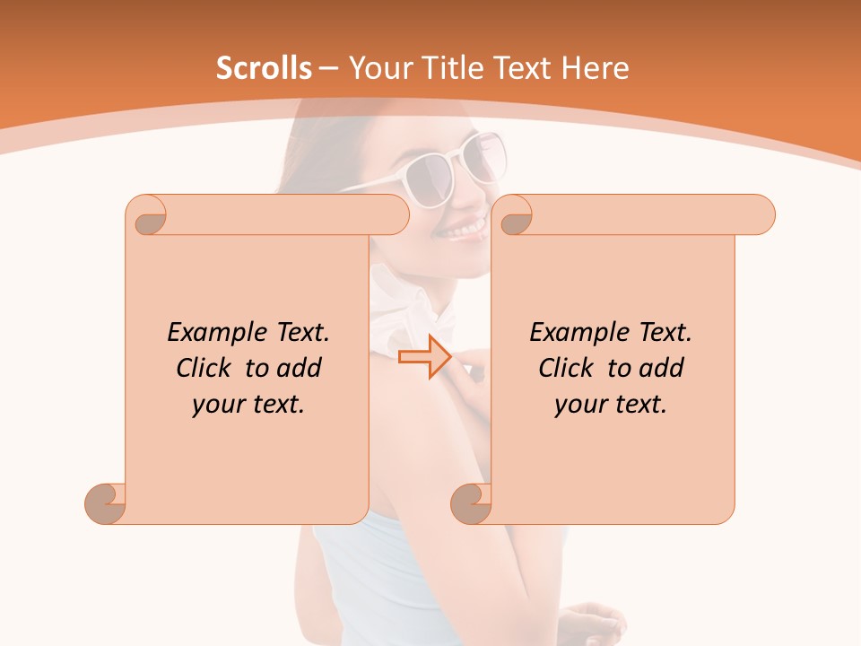 Sch Weiblich Sommer PowerPoint Template