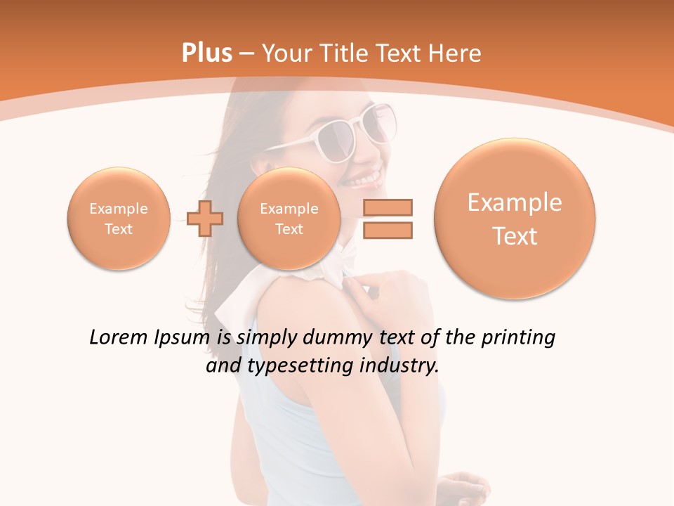 Sch Weiblich Sommer PowerPoint Template