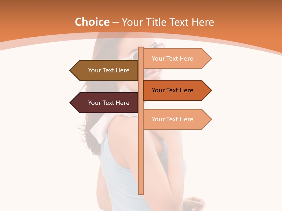 Sch Weiblich Sommer PowerPoint Template