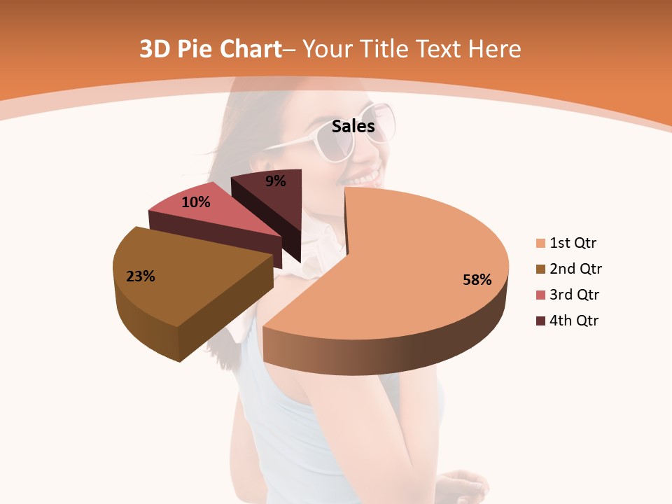 Sch Weiblich Sommer PowerPoint Template