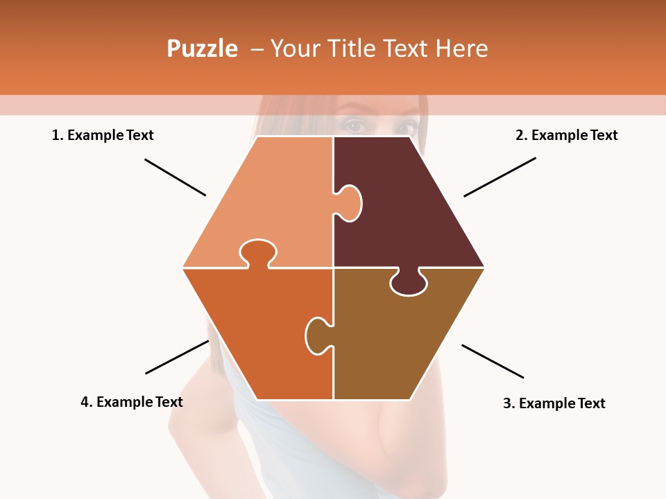 Frau Kleid Schlank PowerPoint Template