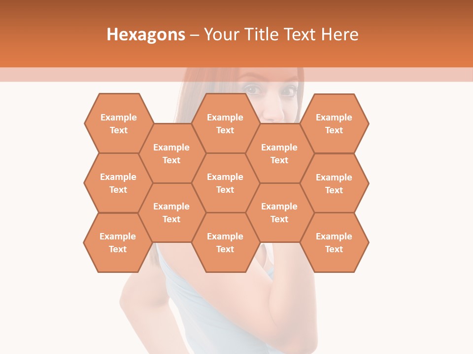 Frau Kleid Schlank PowerPoint Template