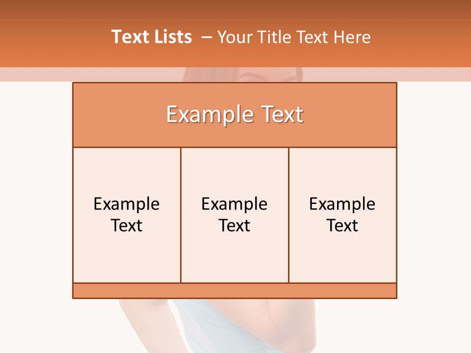 Frau Kleid Schlank PowerPoint Template
