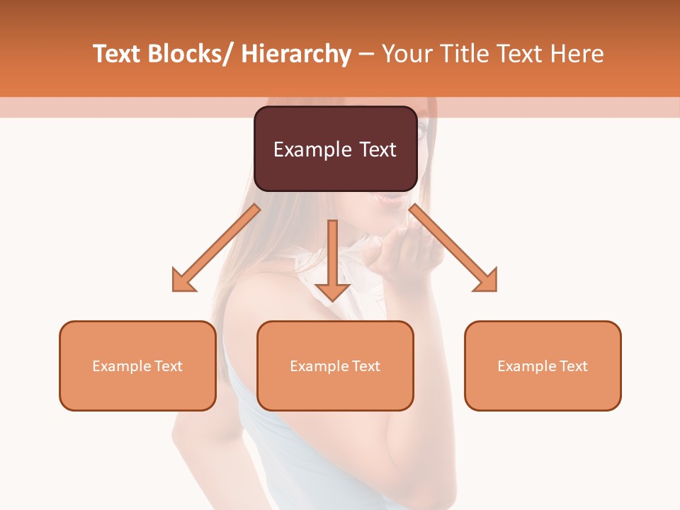 Frau Kleid Schlank PowerPoint Template