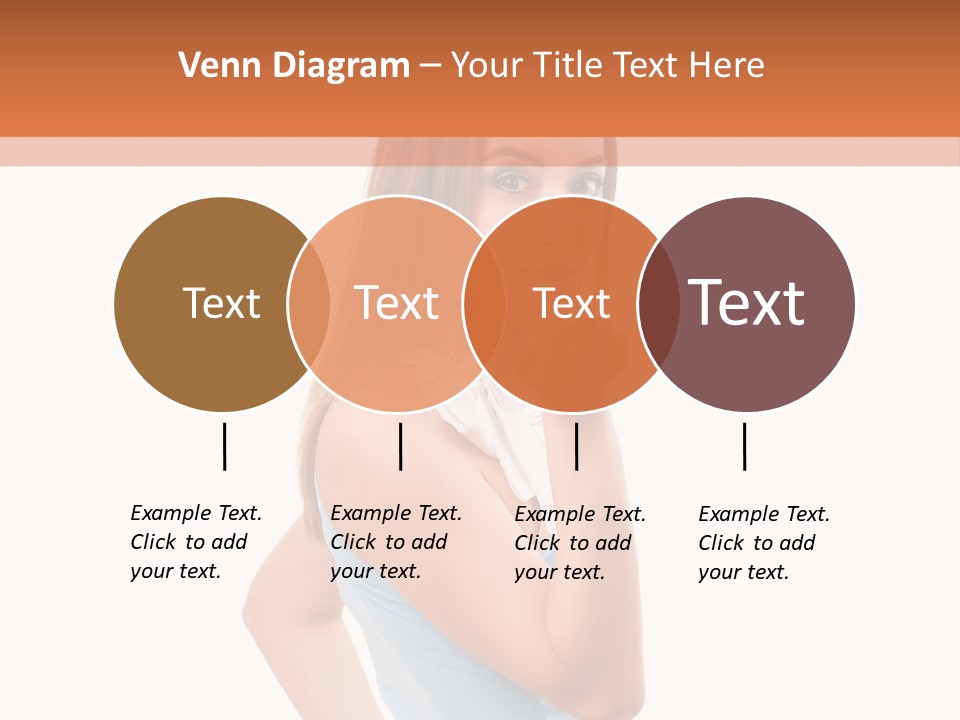 Frau Kleid Schlank PowerPoint Template