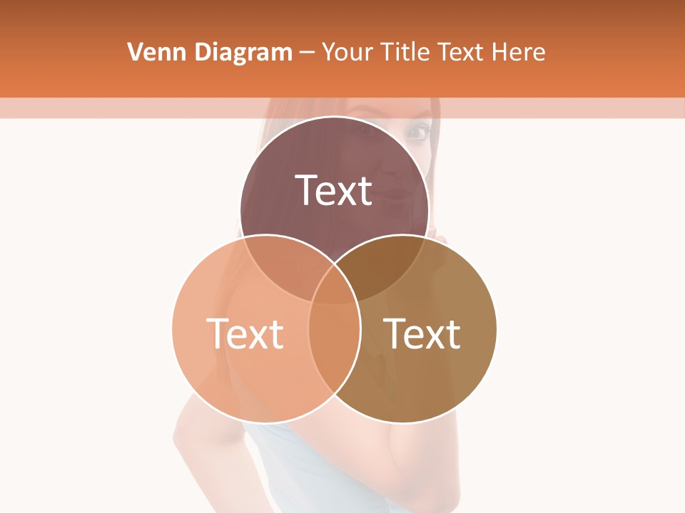 Frau Kleid Schlank PowerPoint Template