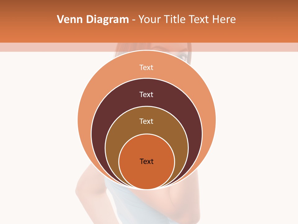 Frau Kleid Schlank PowerPoint Template