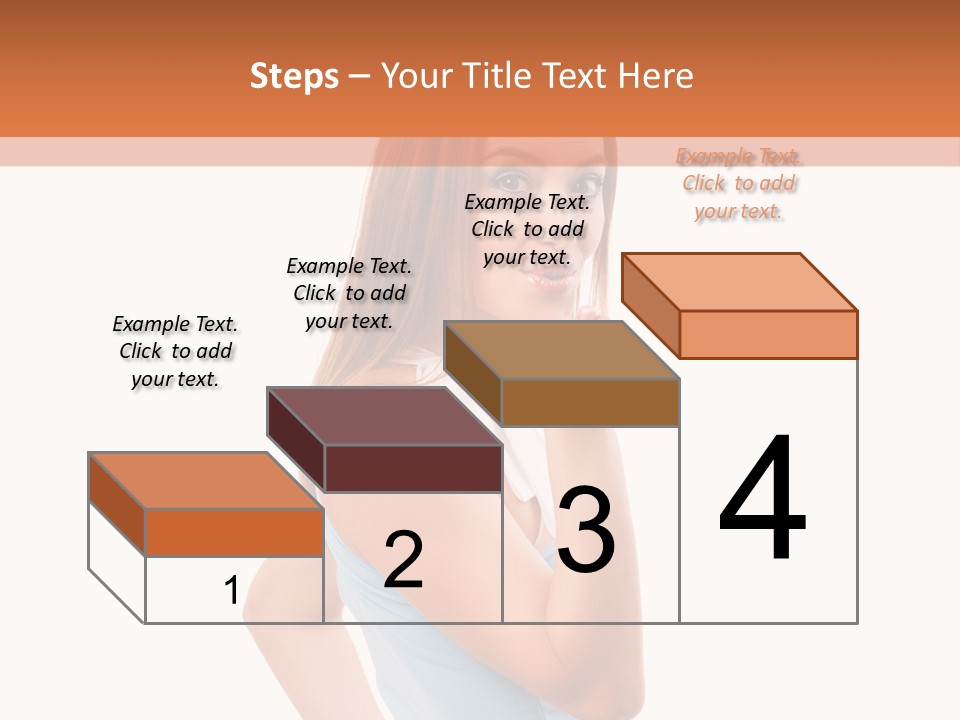 Frau Kleid Schlank PowerPoint Template