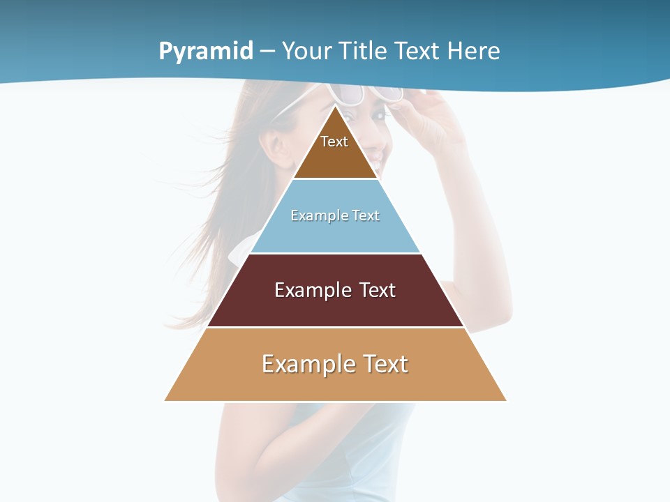 Girl Next Door Sommerlich Sonnenbrille PowerPoint Template