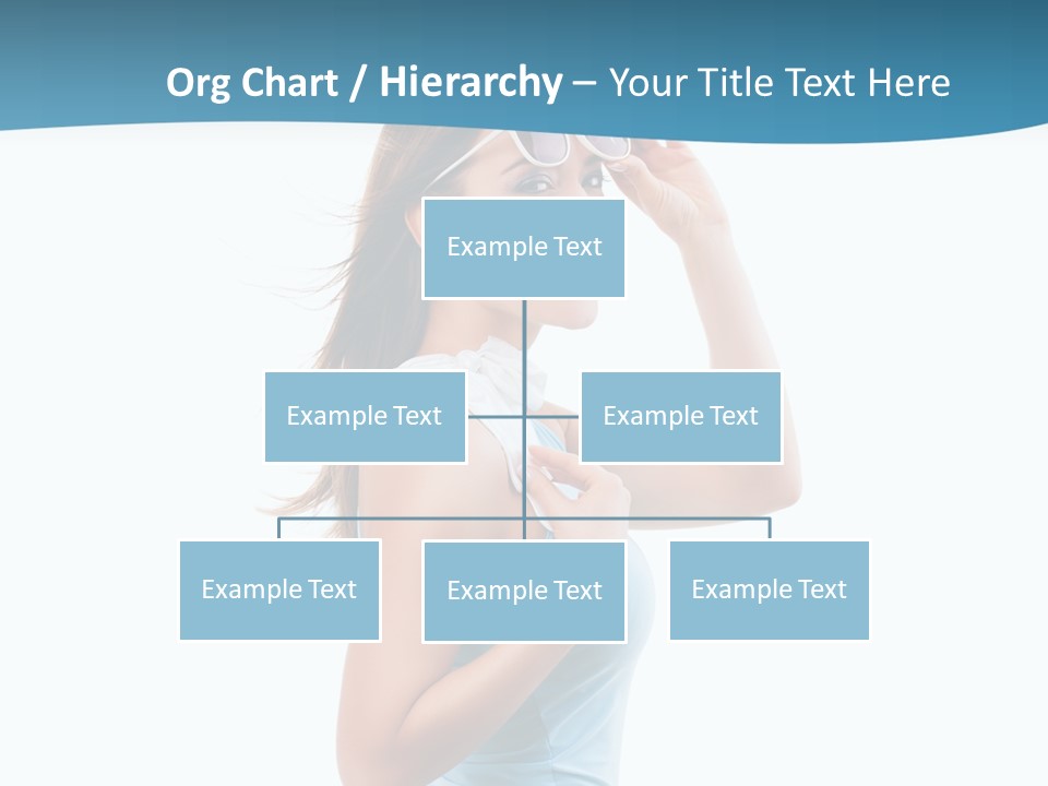 Girl Next Door Sommerlich Sonnenbrille PowerPoint Template