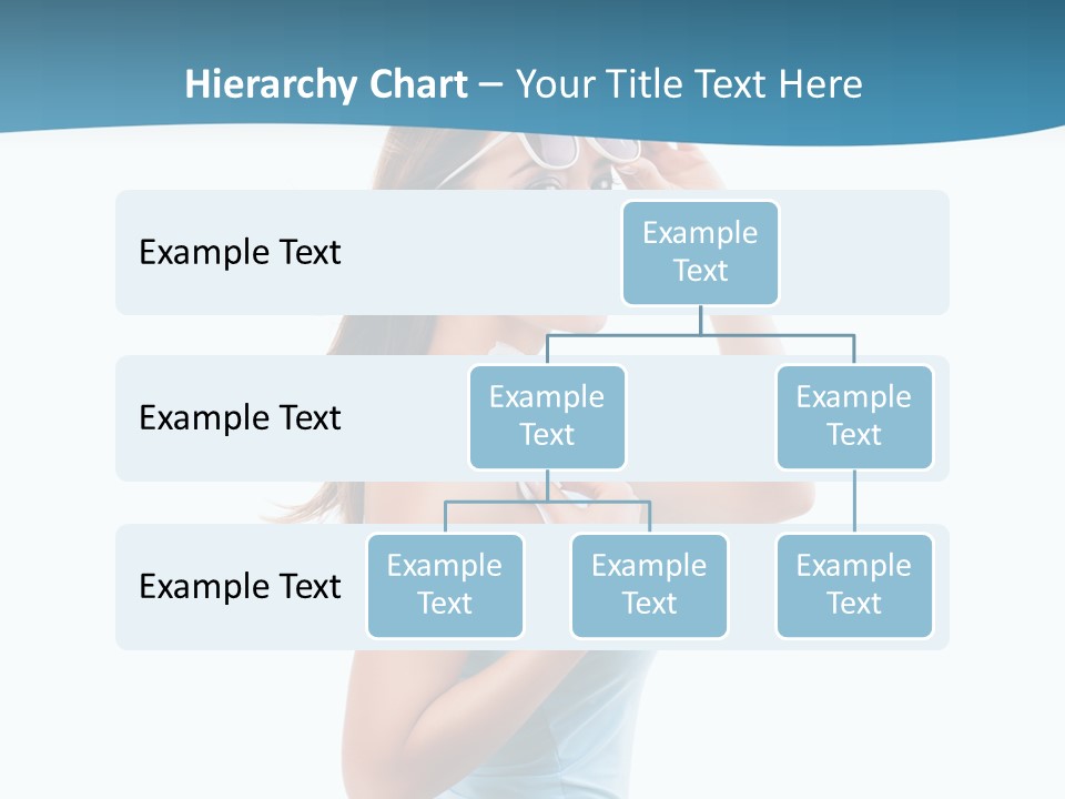 Girl Next Door Sommerlich Sonnenbrille PowerPoint Template