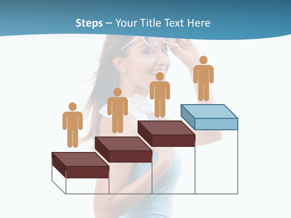 Girl Next Door Sommerlich Sonnenbrille PowerPoint Template