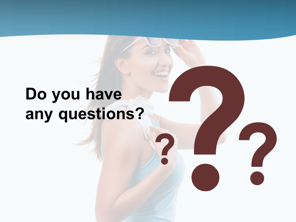 Girl Next Door Sommerlich Sonnenbrille PowerPoint Template