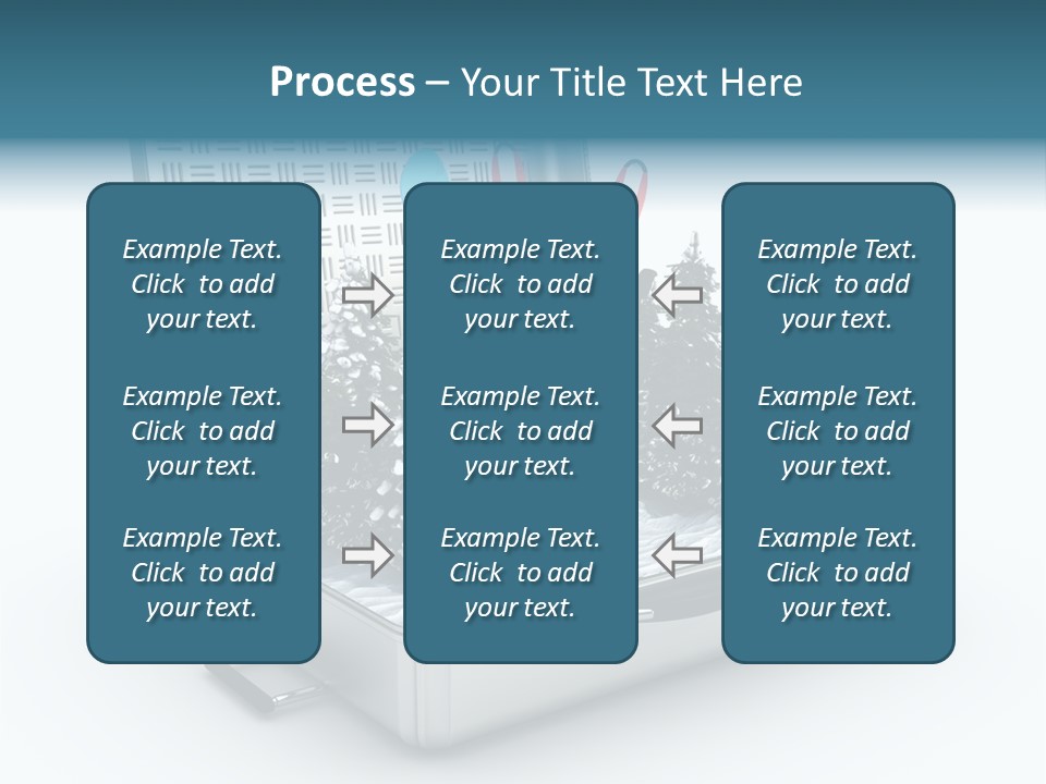 Suitcase Adventure Glacier PowerPoint Template