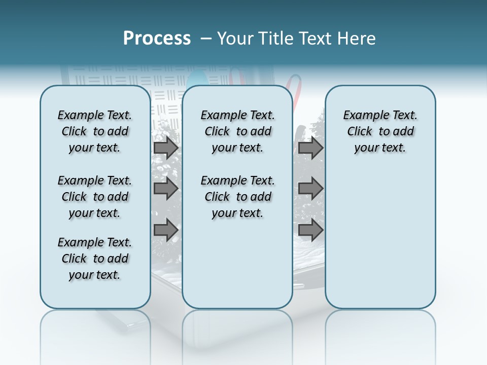 Suitcase Adventure Glacier PowerPoint Template