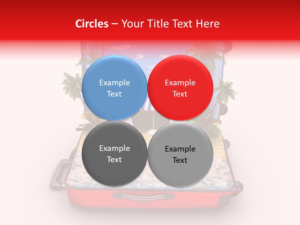 Warm Isolated Towel PowerPoint Template