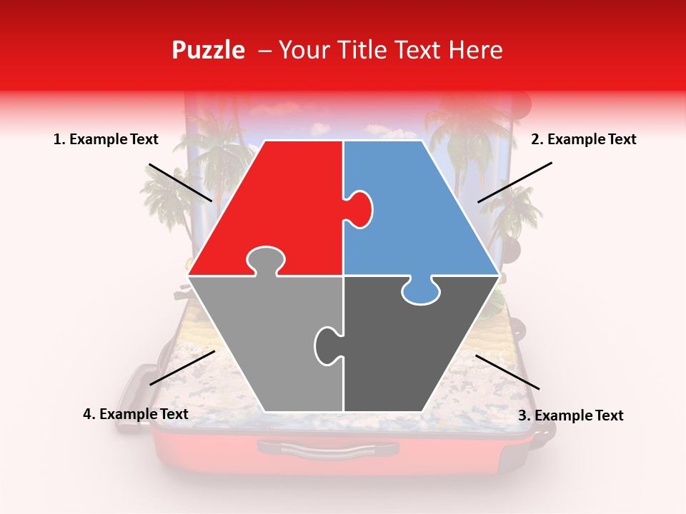 Warm Isolated Towel PowerPoint Template