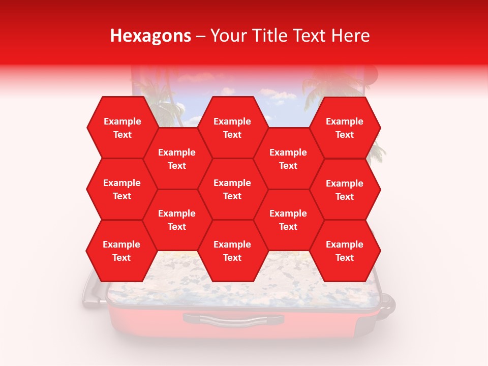 Warm Isolated Towel PowerPoint Template