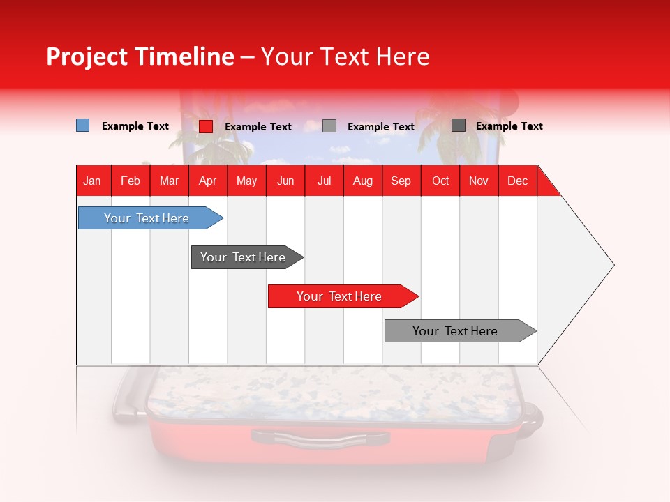 Warm Isolated Towel PowerPoint Template