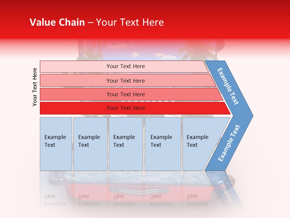 Warm Isolated Towel PowerPoint Template
