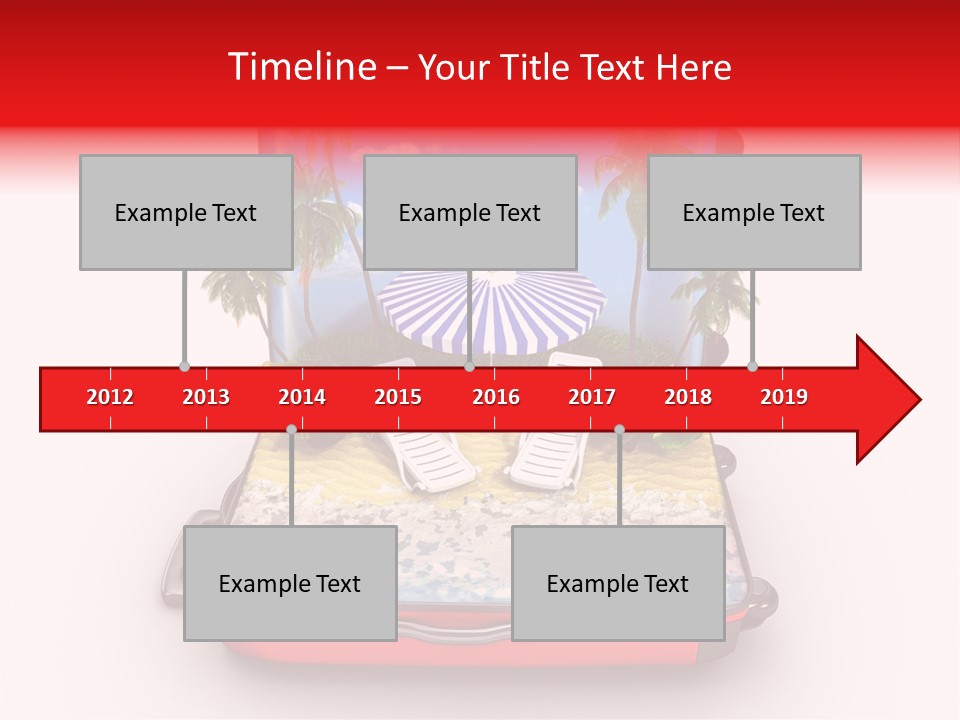 Warm Isolated Towel PowerPoint Template