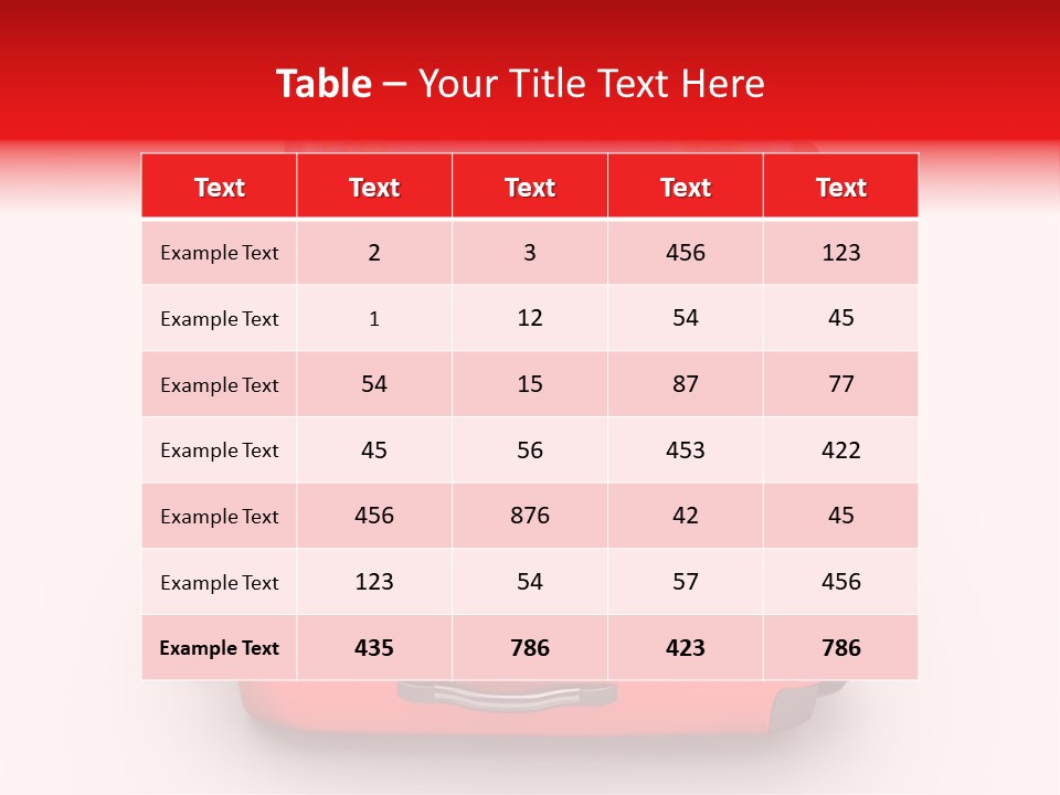 Warm Isolated Towel PowerPoint Template