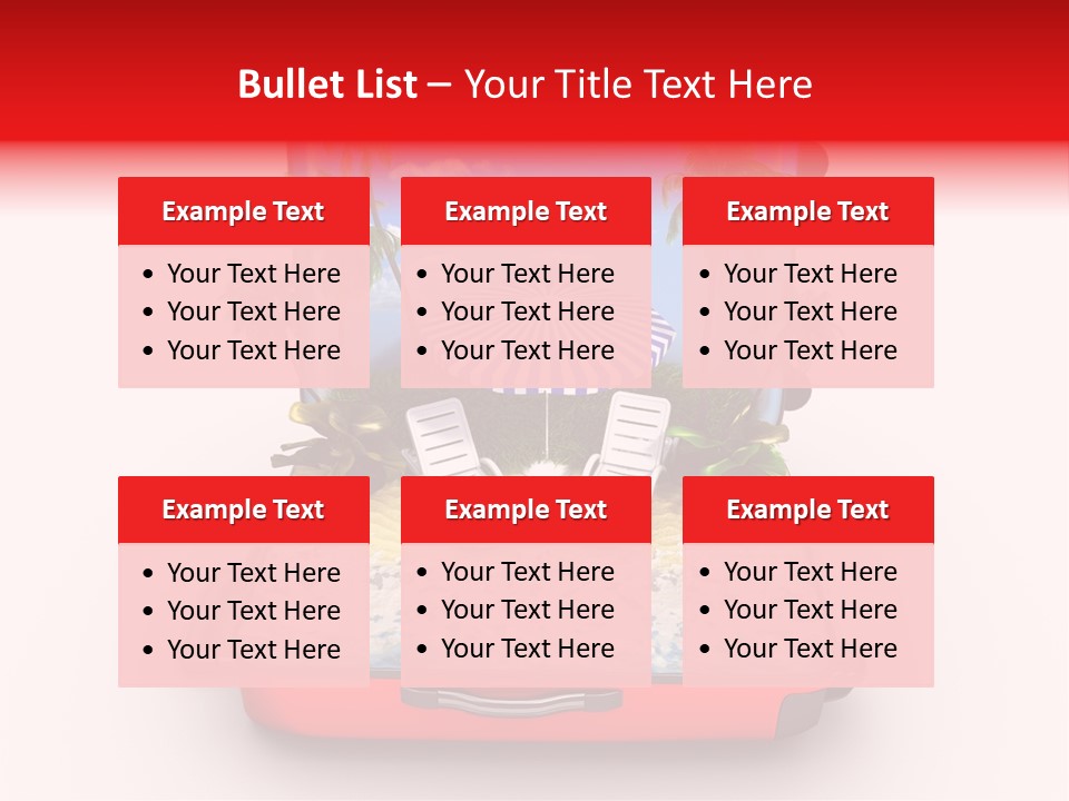 Warm Isolated Towel PowerPoint Template