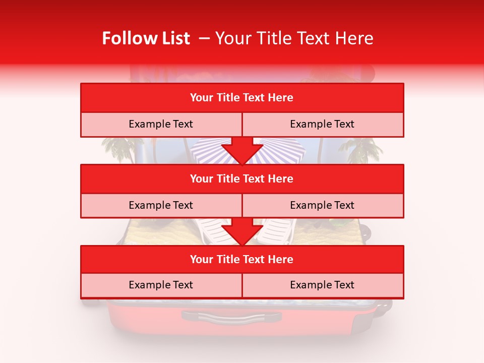 Warm Isolated Towel PowerPoint Template