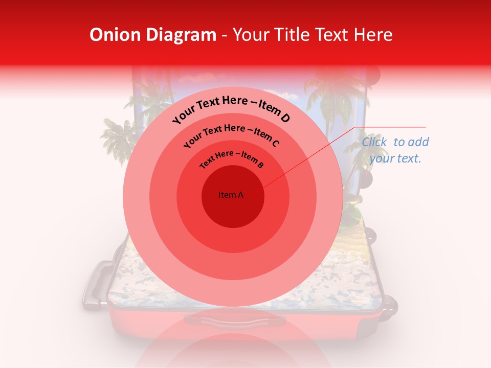 Warm Isolated Towel PowerPoint Template