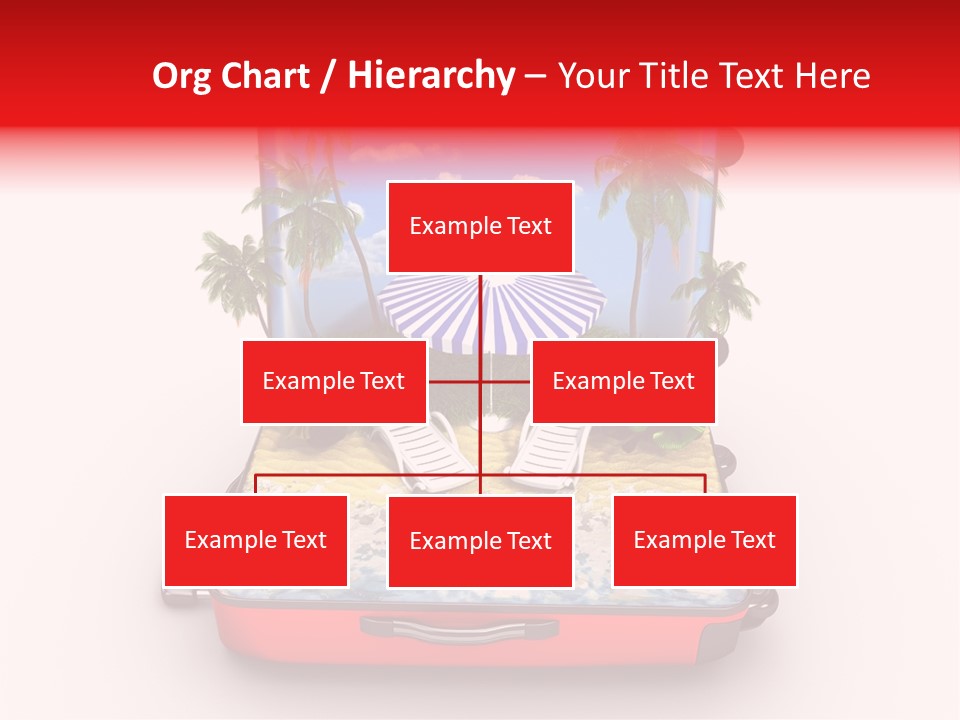 Warm Isolated Towel PowerPoint Template