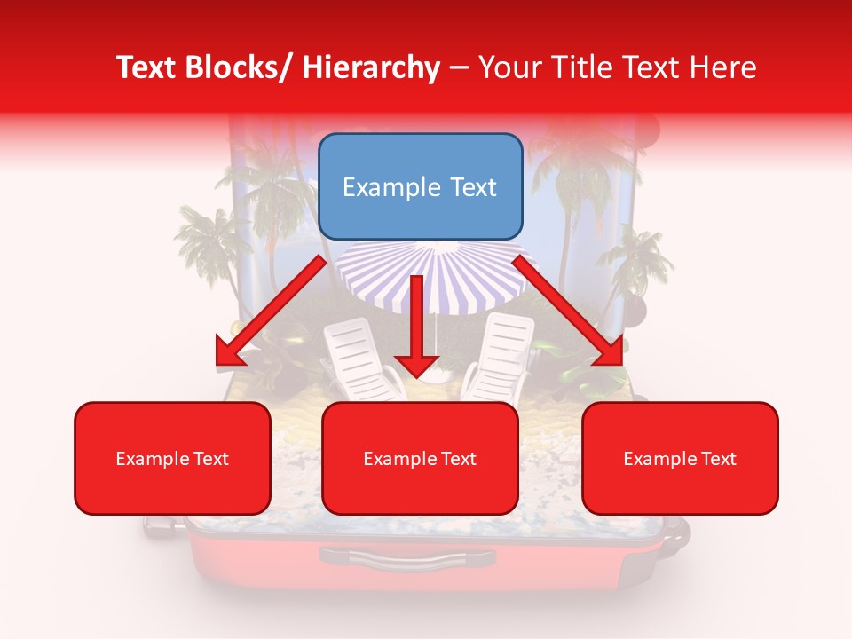Warm Isolated Towel PowerPoint Template