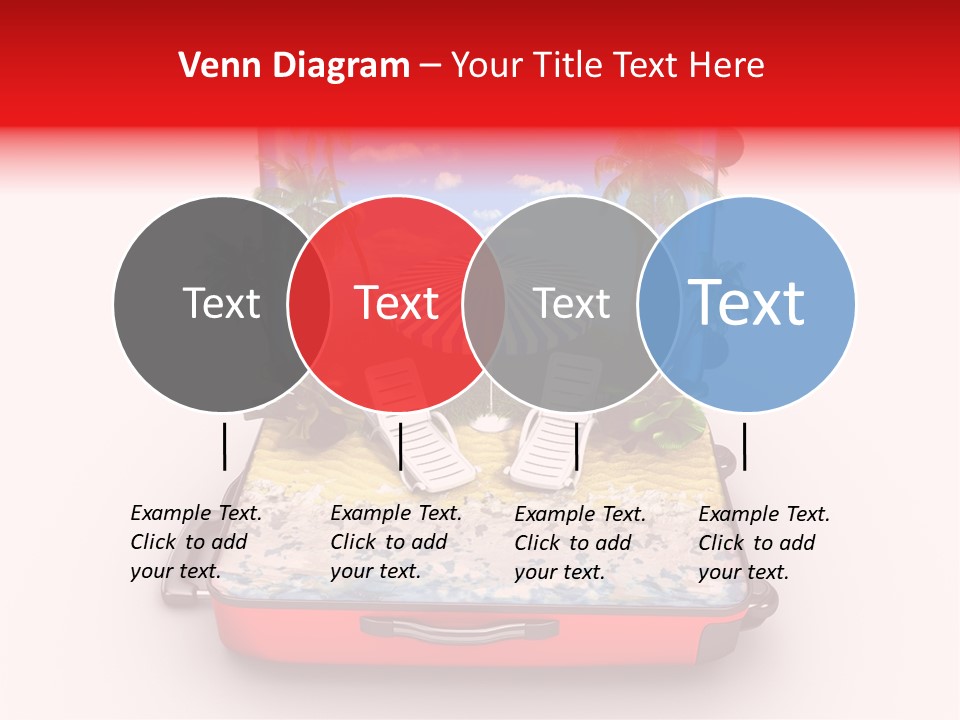 Warm Isolated Towel PowerPoint Template