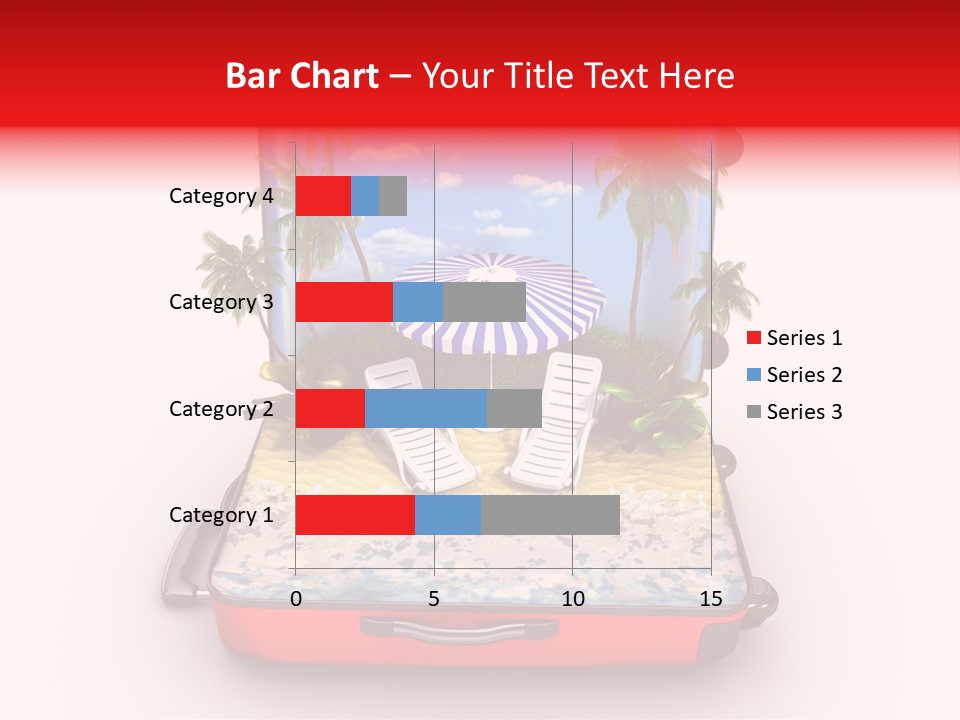 Warm Isolated Towel PowerPoint Template