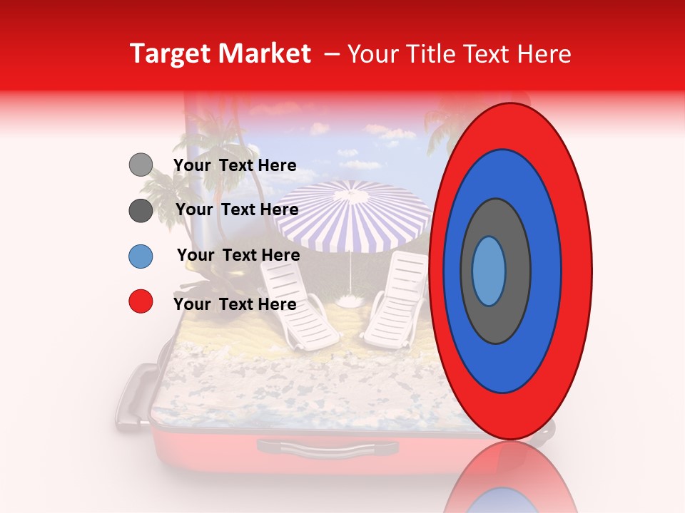 Warm Isolated Towel PowerPoint Template