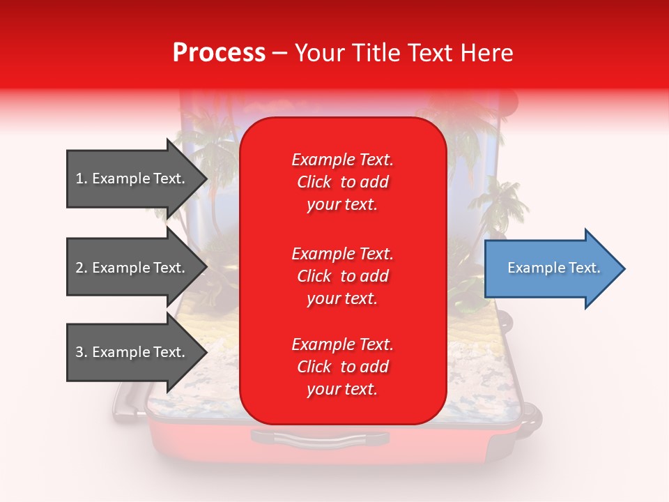 Warm Isolated Towel PowerPoint Template