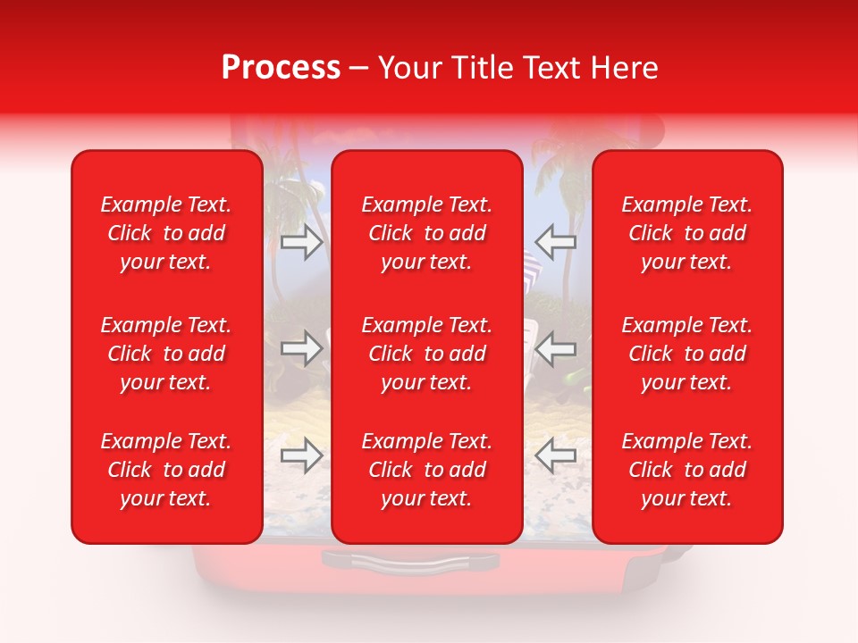 Warm Isolated Towel PowerPoint Template