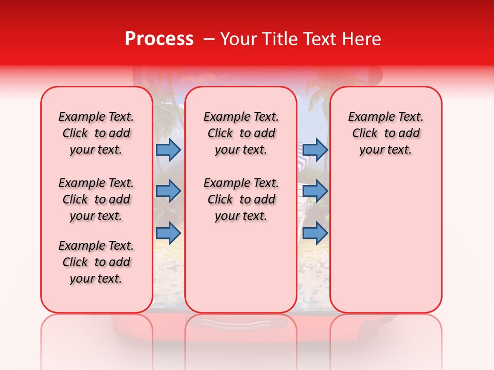 Warm Isolated Towel PowerPoint Template