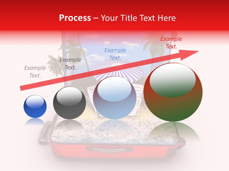 Warm Isolated Towel PowerPoint Template