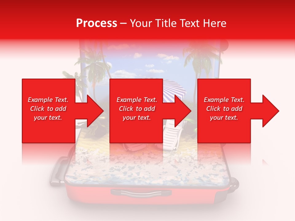 Warm Isolated Towel PowerPoint Template