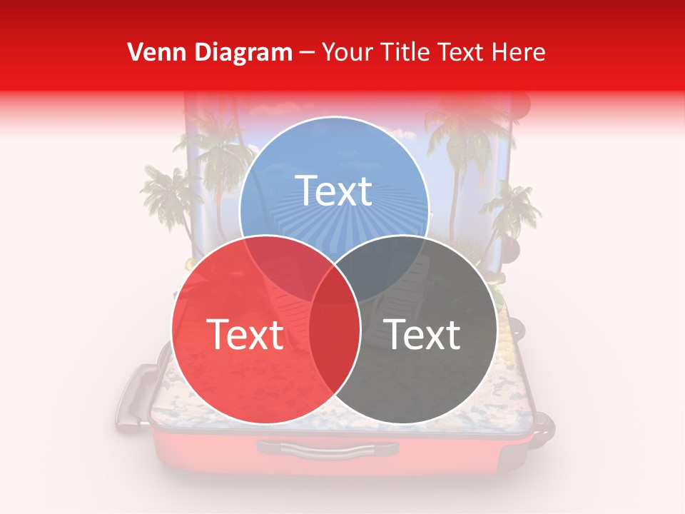 Warm Isolated Towel PowerPoint Template