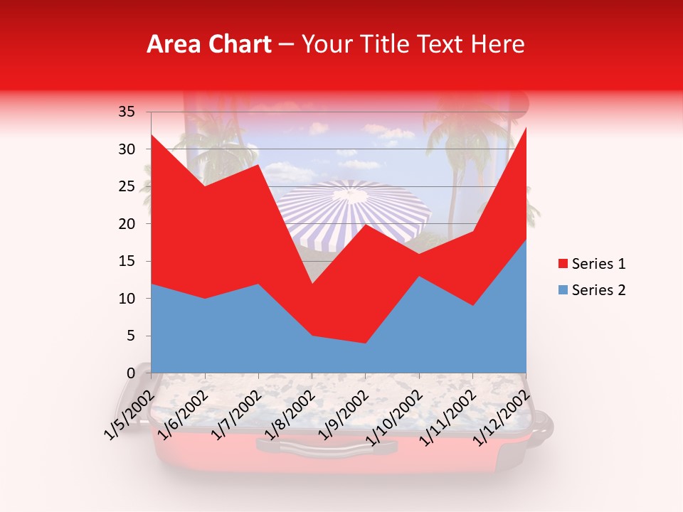 Warm Isolated Towel PowerPoint Template