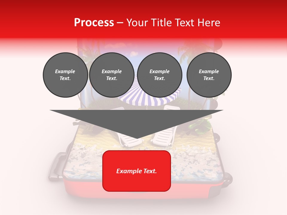 Warm Isolated Towel PowerPoint Template