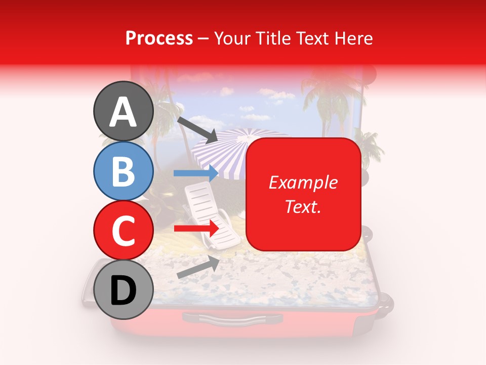 Warm Isolated Towel PowerPoint Template