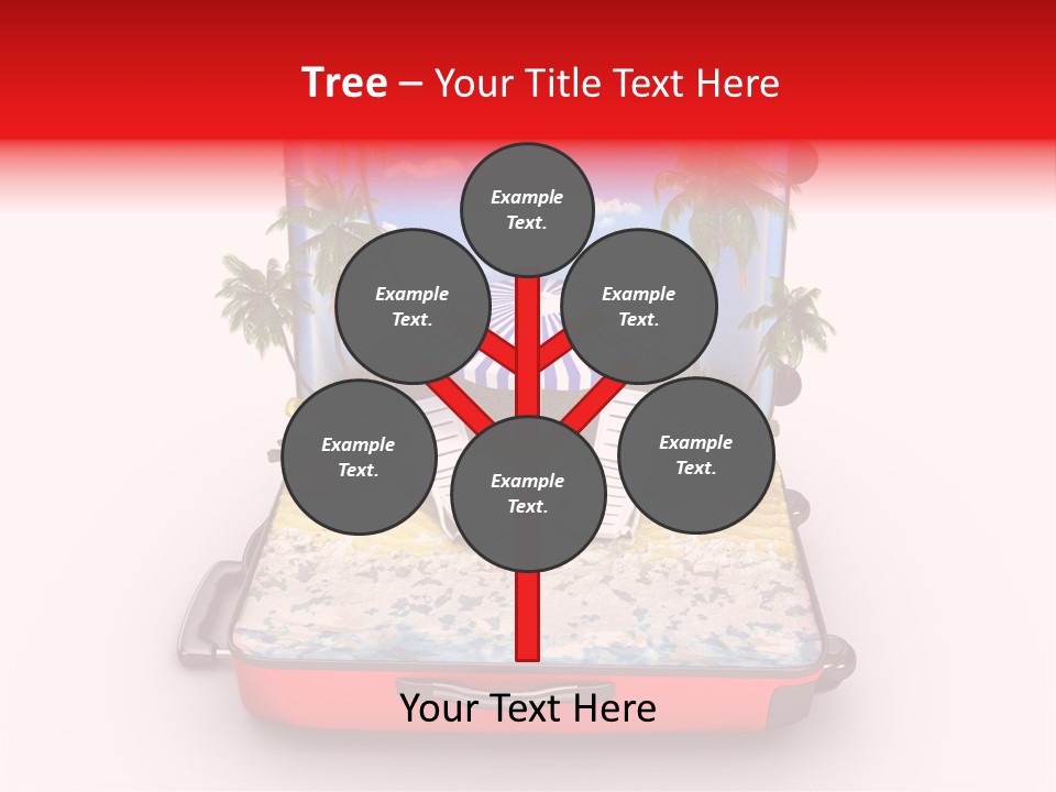 Warm Isolated Towel PowerPoint Template