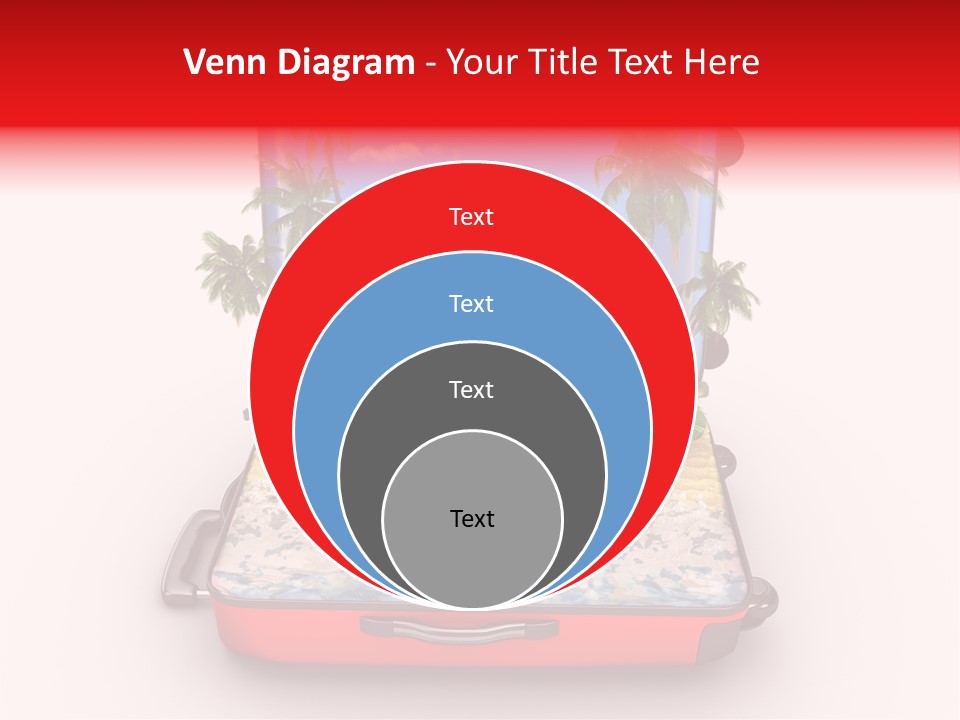 Warm Isolated Towel PowerPoint Template