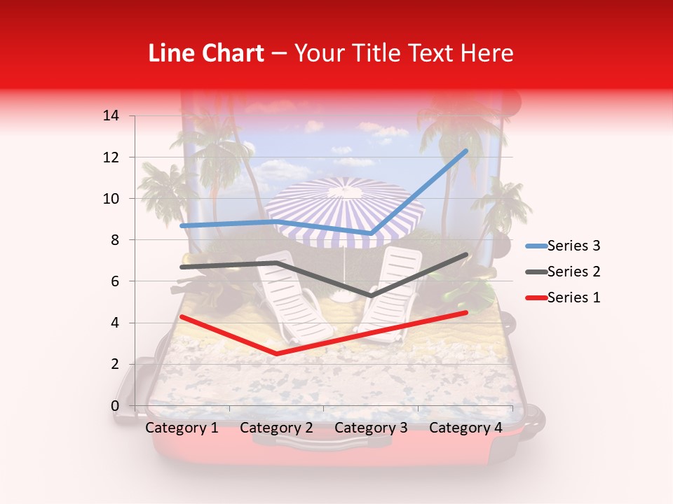 Warm Isolated Towel PowerPoint Template
